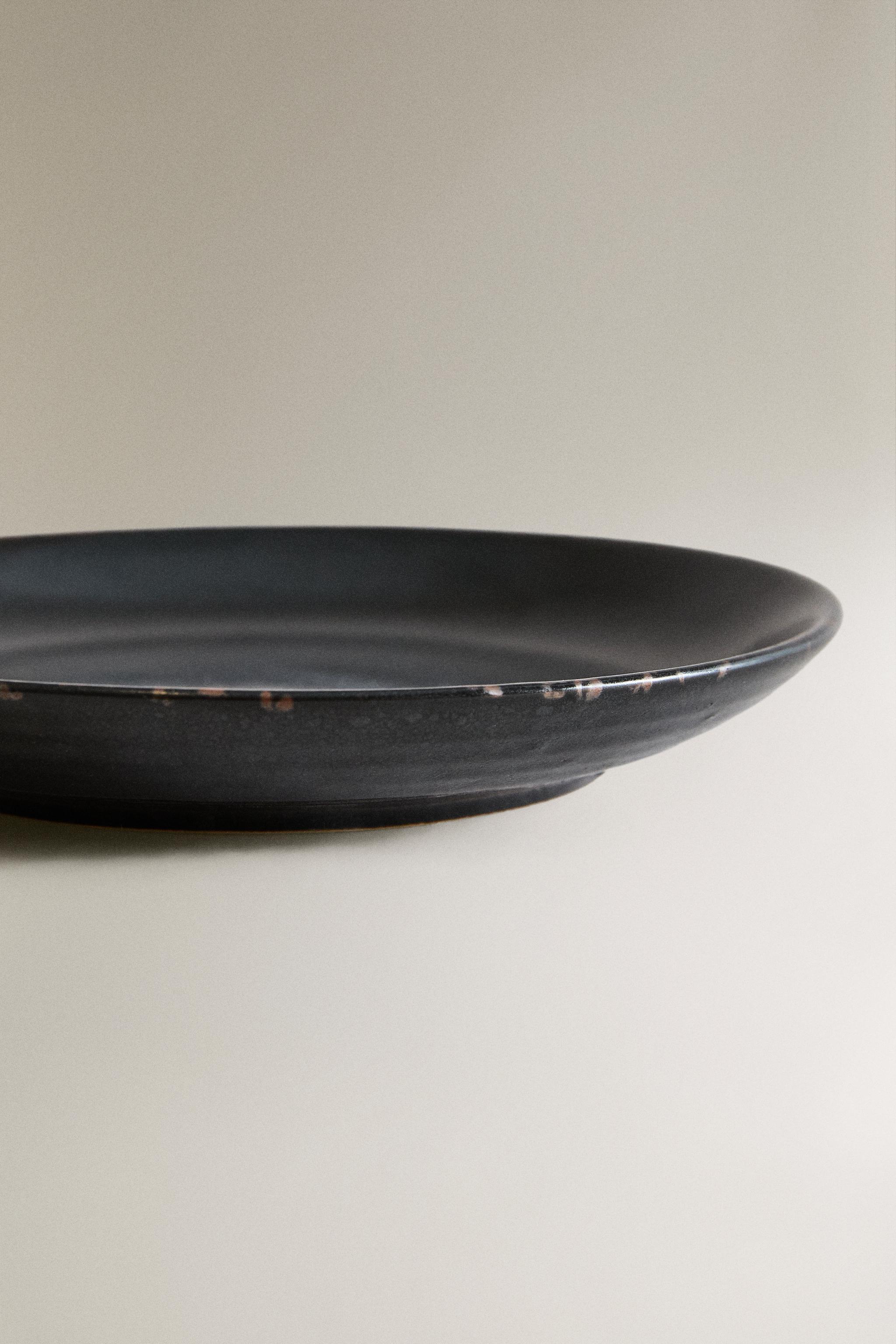 STONEWARE INCENSE BURNER WITH STAND